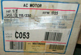 New Century A.O. Smith  C053  Single Phase AC Pump Motor 1/2 HP 115/230 VAC