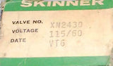 New Honeywell Skinner  XN2430  Solenoid Valve 115 VAC 60 Hz 1/4 NPT
