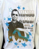 Alstyle Men's Ringo Starr And His All Star Band Tour 2010 White Shirt Size Large