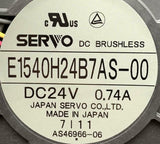 Japan Servo Co. E1540H24B7AS-00 DC Brushless Blower 24 VDC 0.74 Amps