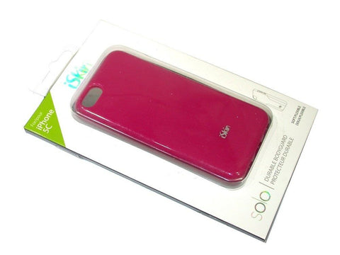 New iSkin Solo Case for iPhone 5C - Pink SOLO5C-PK2 - FREE SHIPPING