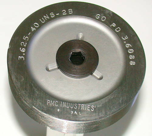 PMC INDUSTRIES THREAD GAGE PLUG 3.625-40 UNS-2B GO