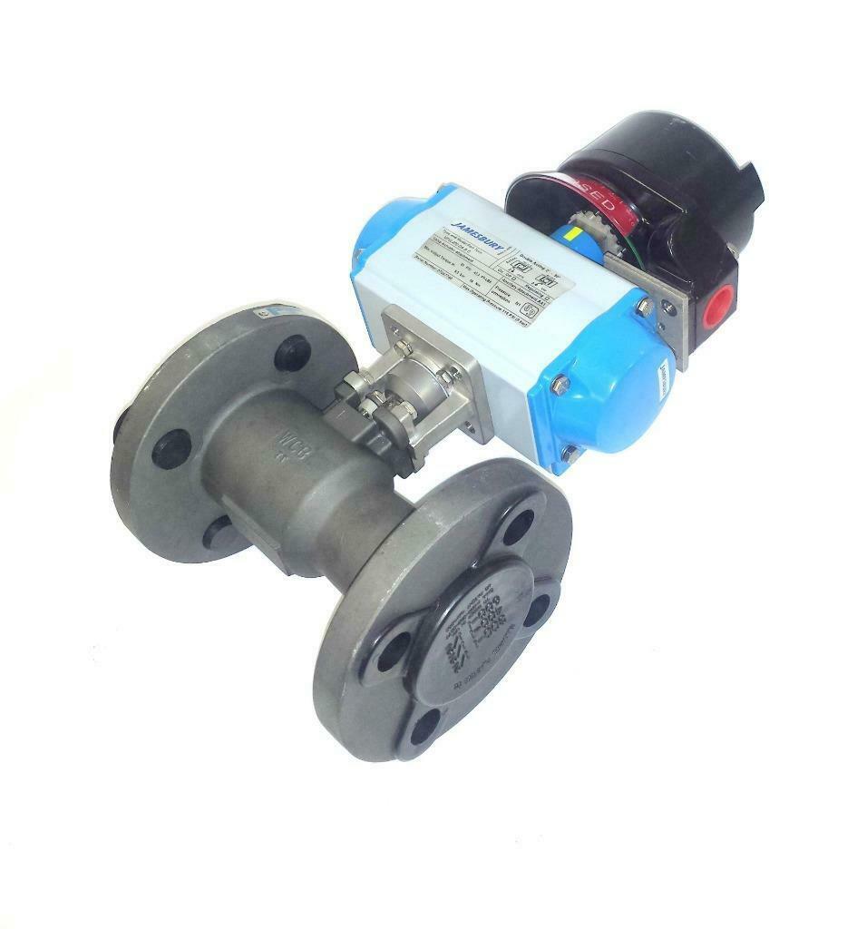 New Jamesbury VPVL200 Pneumatic Actuator Valve W/StoneL Indicator 1-1/