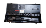 Burndy Y39 Hypress Hydraulic Crimping Tool W/ Case & 10 Dies