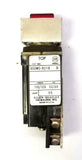 Allen-Bradley 800MS-X016 Illuminated Red Stop Push Button Ser. D