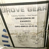 Grove Gear GRG-BM823-25-R-56 Right Angle Gear Reducer 25:1 Ratio 4.373 HP