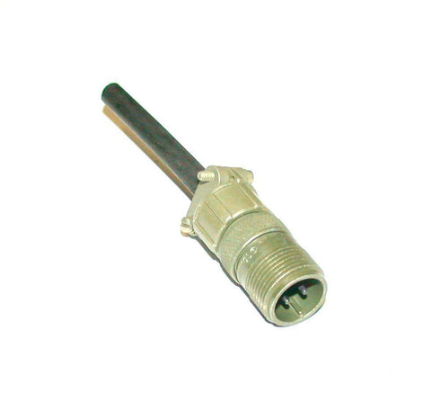 NEW COMPLETE AMPHENOL  12S-3P  CIRCULAR 2-PIN MALE STRAIGHT CONNECTOR
