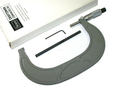 Up to 4 New Craftsman 5 To 6" Micrometers W/ Standard 38629