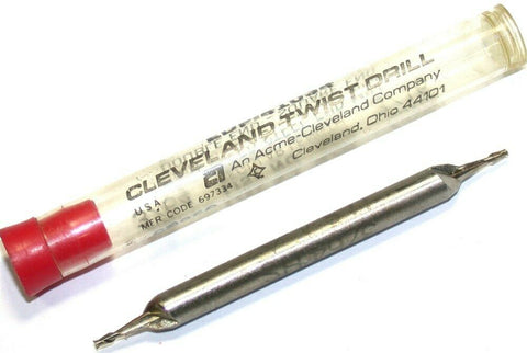 Up To 2 New Cleveland Twist 3/64" 2 Flute Double End HSS End Mills EDP-41034
