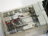 UP TO 5 ALLEN BRADLEY 10 AMP 3 PDT 24VDC RELAY 700-HA33Z24 SERIES A W/BASE