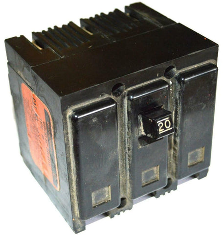 WESTINGHOUSE QNP3020 3-POLE CIRCUIT BREAKER 20 AMP 240 VAC