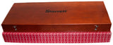 Starrett 7 1/2" x 18" Tool Set Wood Case NIB