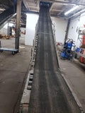 Hytrol Powered Incline Belt Conveyor 24" W x 26' L x 13' H Adjustable Height