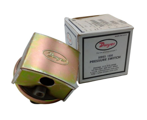 Dwyer Instruments 1823-2 Low Differential Pressure Switch 15A 125/480VAC 1/8 HP