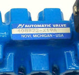 New Automatic Valve  408B22-X19A  Solenoid Valve W/Plug 110/120 VAC 150 PSIG