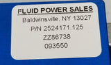 Fluid Power 2524171.125 Pressure Reducing Valve (4 Available)