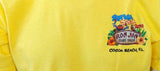 Anvil Men's Ron Jon Surf Shop Spring Break 2011 Cocoa Beach Yellow Shirt Size M