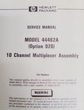HP 44462A 10 Channel Multiplexer Assembly Option 020 Service Manual