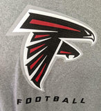 Nike Dri-Fit Men's Atlanta Falcons Football NFL Gray Short Sleeve Shirt Size S