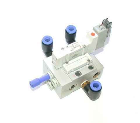 SMC   SY3140-5MNZ-0   SOLENOID VALVE W/MANIFOLD 24 VDC 1/8 NPT
