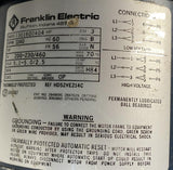 Franklin Electric 1301600404 AC Motor 1140 RPM FR56 230/460V 3 Phase