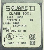 Allen Bradley  9001JP35  Panel Mount Red Pilot Light Indicator