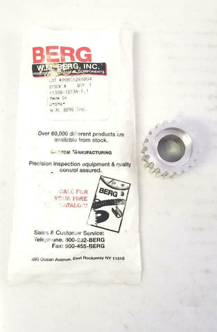 New W.M. Berg 11386-1213A-1.1 Gear Belt Idler Pulley Aluminium.