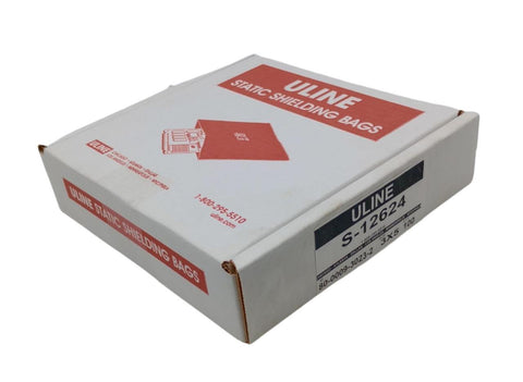 U-Line S-12624 Anti-Static Shield Bag 3" x 5" - Box of (100)