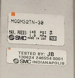 New SMC  MGQM32TN-30  Guided Pneumatic Air Cylinder 32 mm Stroke 30 mm Bore