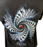 Tultex Men's Tool Tour 2012 Graphic Black Short Sleeve Shirt Size Large