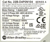 Allen Bradley 22B-D4P0N104 PowerFlex 40 Series A Variable Frequency Drive