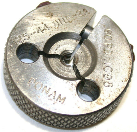 Ponam Go Thread Ring Gage .125-44 UNF-2A