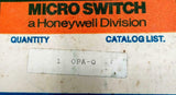 Honeywell Micro Switch OPA-Q Splashproof Switch