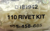 (Lot of 3) AT&T D181942 Rivet Kit 1PKG 12PCS For Patch Panel