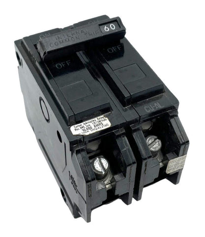 General Electric THQAL2160 2-Pole Circuit Breaker 60A 120/240VAC 1 Phase