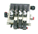 SMC NVFS22005FZ  NVFS2500-5FZ  NVFS2100-5F SOLENOID VALVE ASSEMBLY 1/4 NPT PORTS