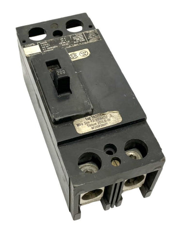 Westinghouse CA2200 2-Pole Circuit Breaker 200A 240VAC 3 Phase