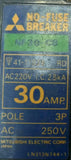 Mitsubishi NF30-CB 3 Pole Circuit Breaker 30A 250V