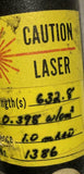 Coherent CR-80-2H 0211-050-01 Laser Head 632.8 nm W/Custom Fixture - SOLD AS IS