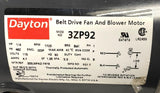 Dayton 3ZP92 Blower Motor 1/4 HP 1725 RPM 115V 1 Phase