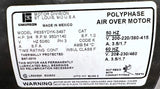 Emerson P63SYDYK-3497 Polyphase Air Over Motor 3/4 HP 1140 RPM 50/60 Hz 3 Ph