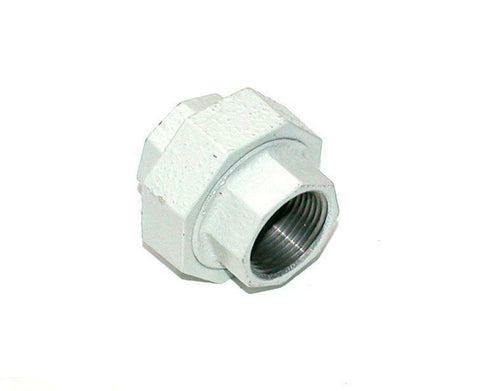 New Ward 150  White Painted Pipe Union 1"