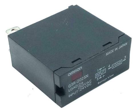 Lot of (2) Omron G3R-202SN Relays 2A 250VAC 24VDC