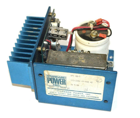 STANDARD POWER SPS40-5 POWER SUPPLY 5 VDC @ 5 AMPS