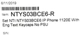 Nortel NTYS03BCE6 IP Phone NTYS03 1120E 1490796 NTYS03BCE6-R