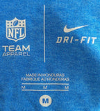 Nike NFL Team Apparel Women's Dri-Fit Detroit Lions Blue Shirt Size Medium