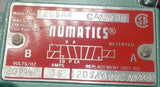 New Numatics  12DSA4  Pneumatic Manifold Solenoid Valve W/Gasket 120 VAC 0.16 A