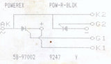 Powerex 58-97002 9247 Pow-R-Blok SCR Power Module