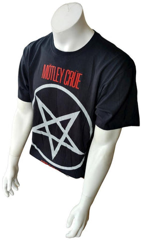 Anvil Men's Motley Crew Shout At The Devil Black Short Sleeve Shirt Size Large