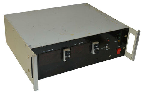 CUSTOM HIGH VOLTAGE POWER SUPPLY 0-10K VDC 0-5 MA - SOLD AS IS